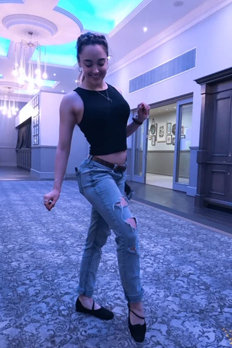 Swing Shoe Two-tone Light Blue & Pantene accents