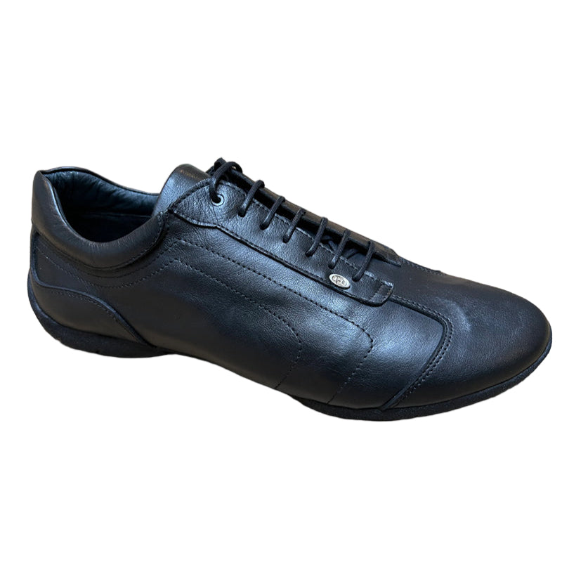 Portdance Black Leather Dance Trainer