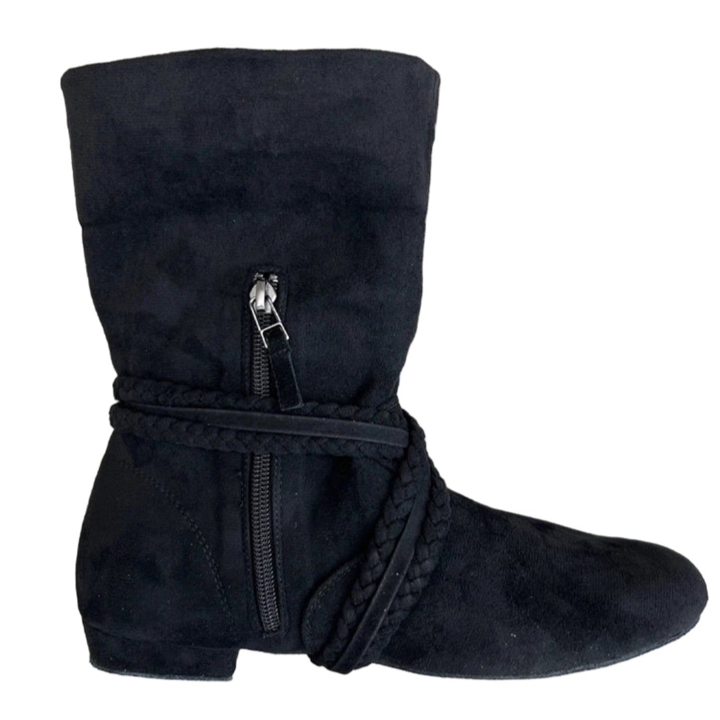 Tinker Bell Boot Black Micro Suede