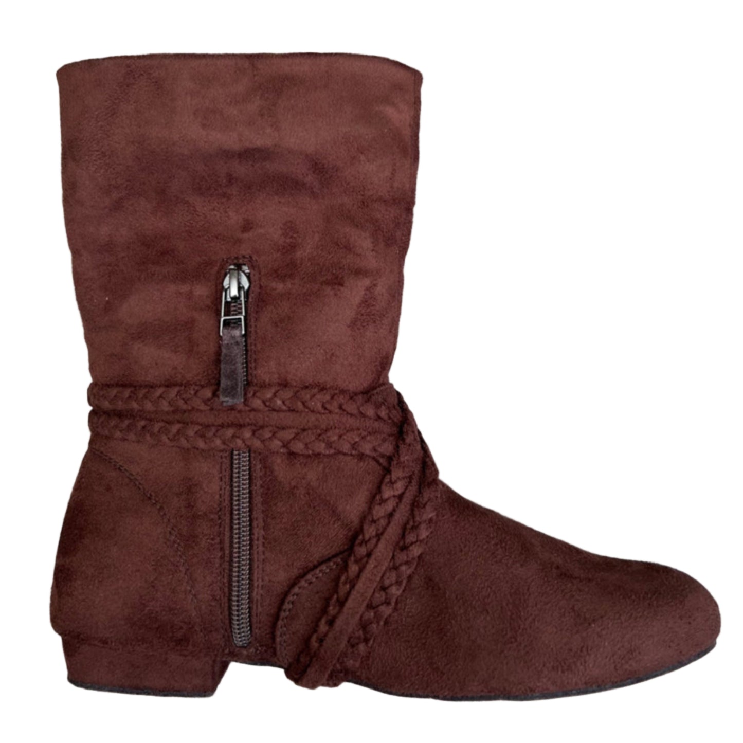 Tinker Bell Boot Chestnut Micro Suede