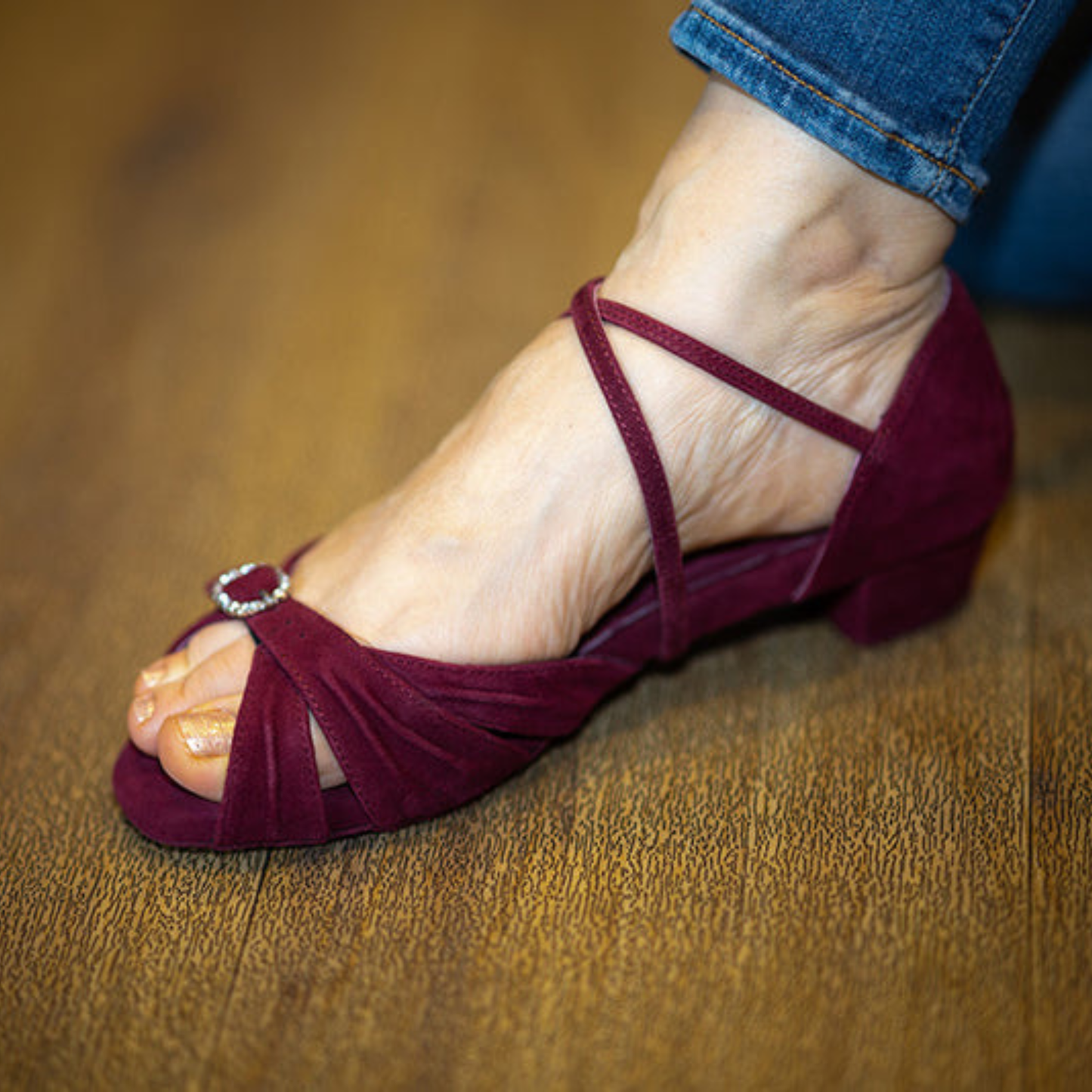 Coca Dance Sandal Wine- The most adjustable sandal yet!