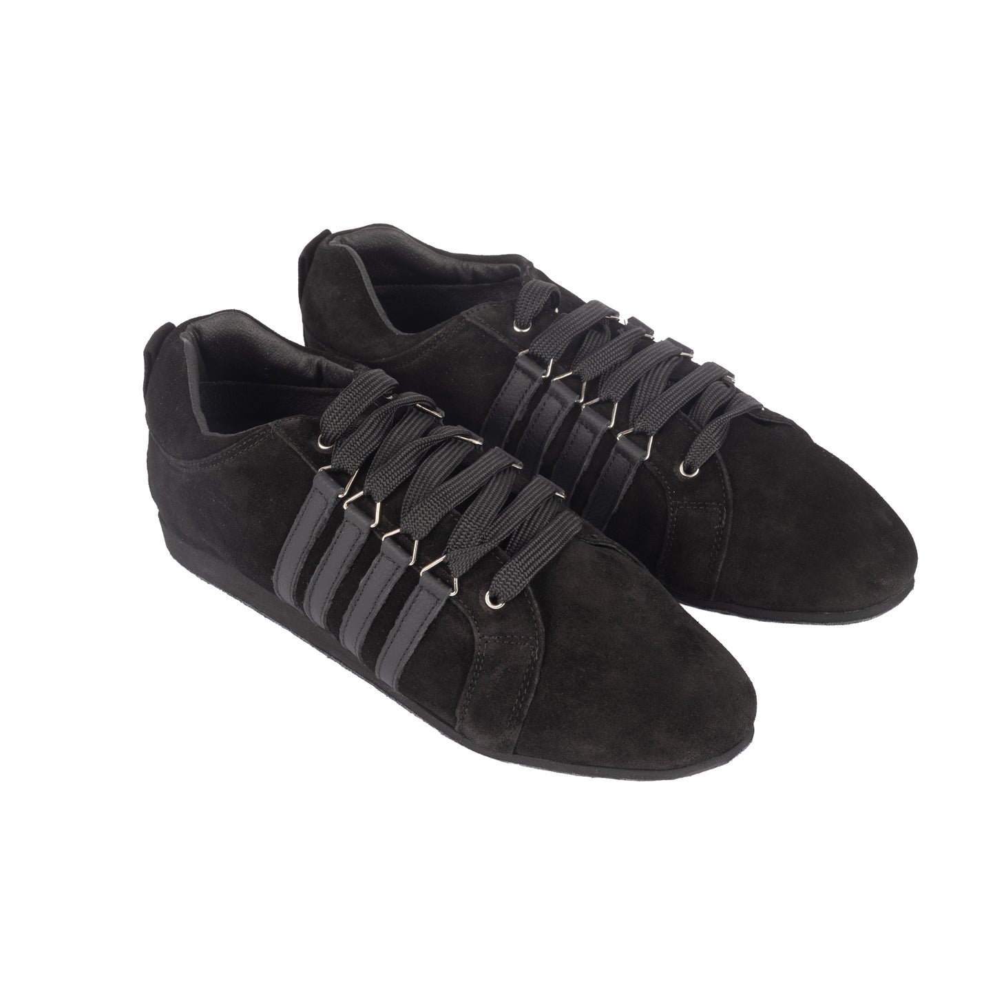 Flexee Black Suede with Stripe Unisex Dance Trainer