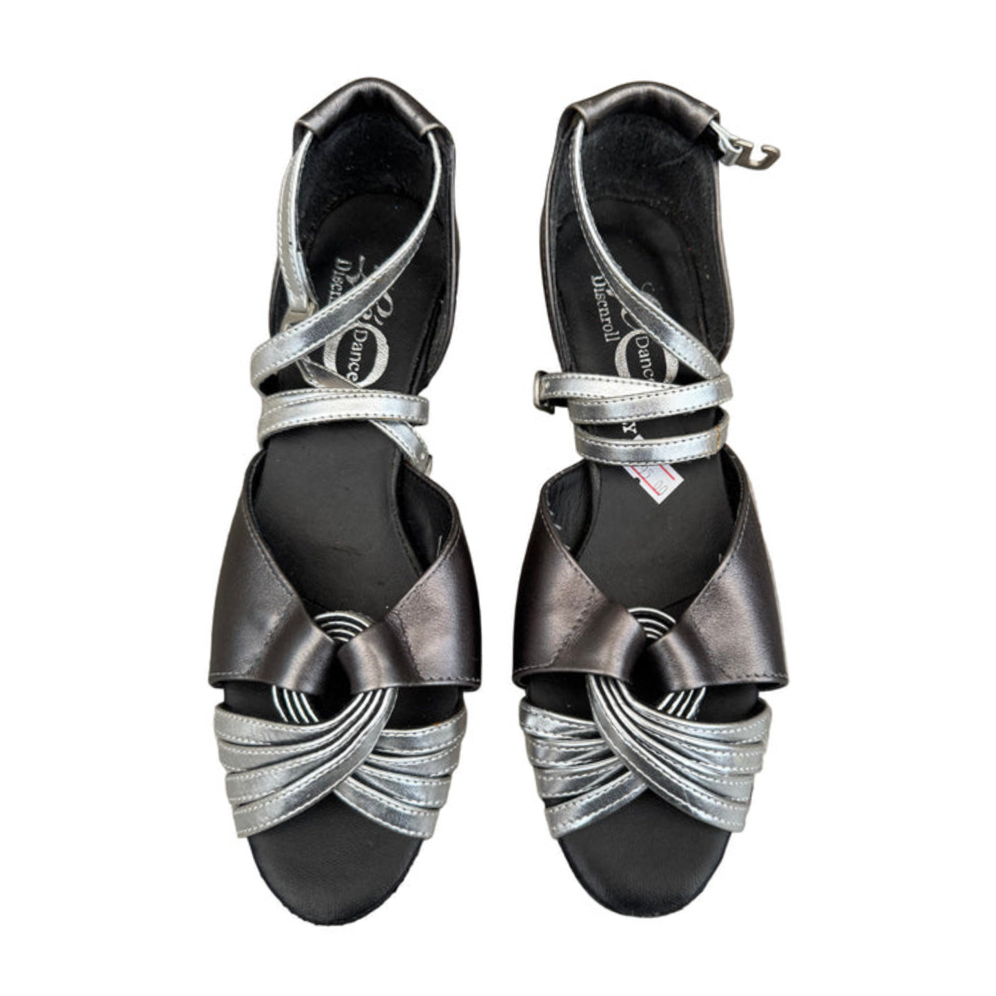 FINAL SALE (SAMPLE) Leo Dance Metallic Sandal Suede Sole