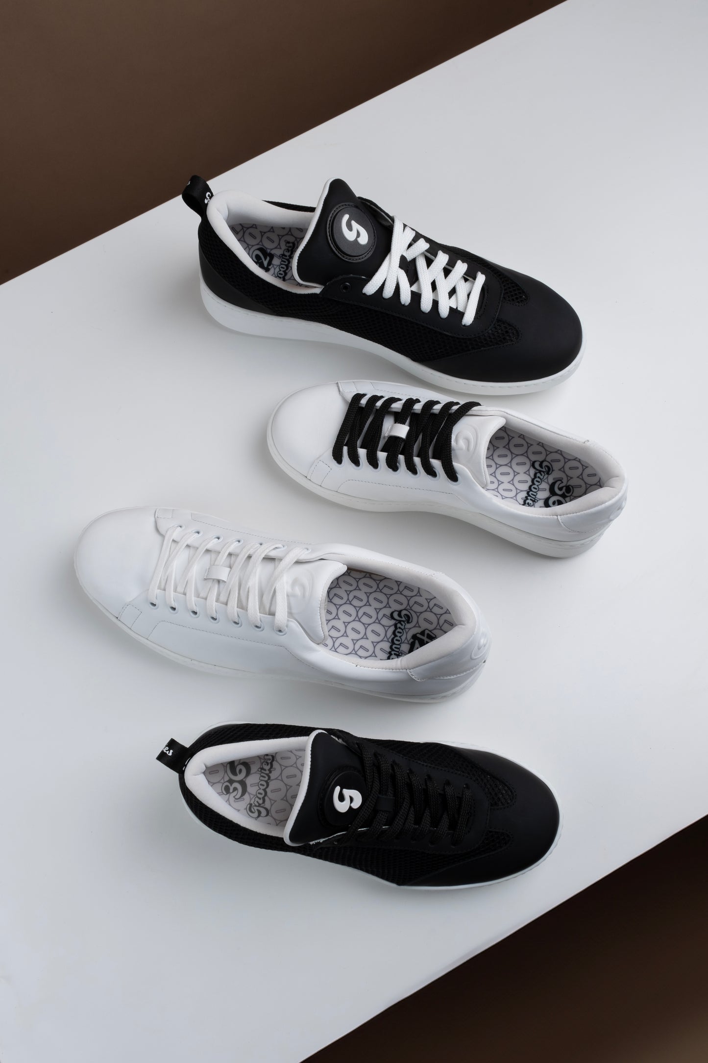 Portdance PD GR LISBON White Leather Dance Sneaker- Groovies