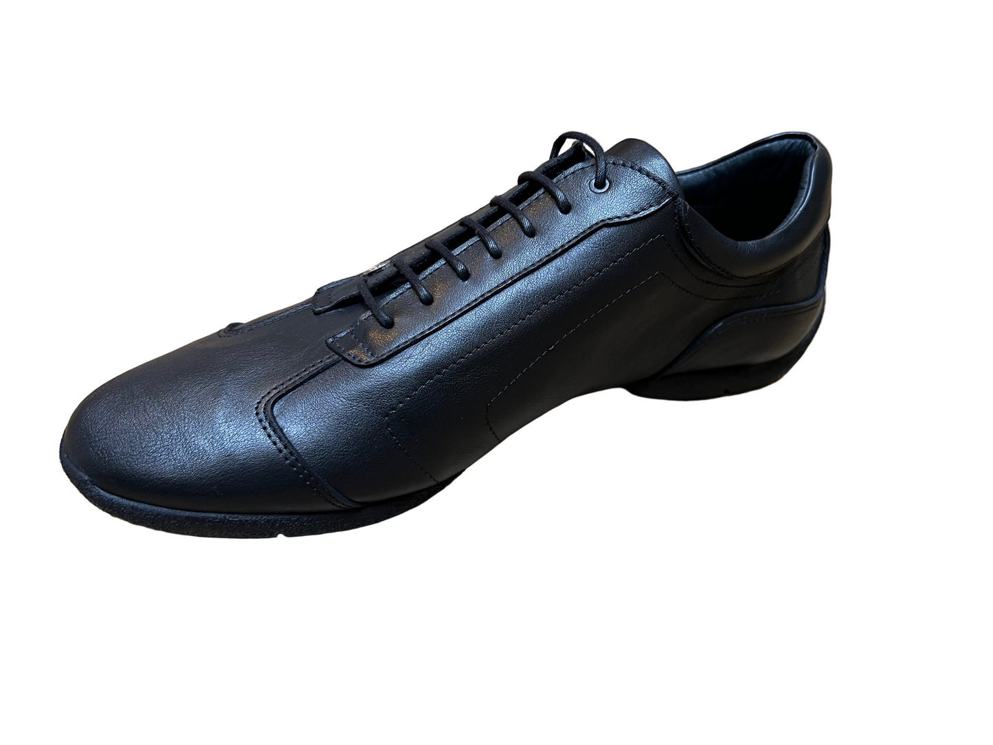 Portdance Black Leather Dance Trainer