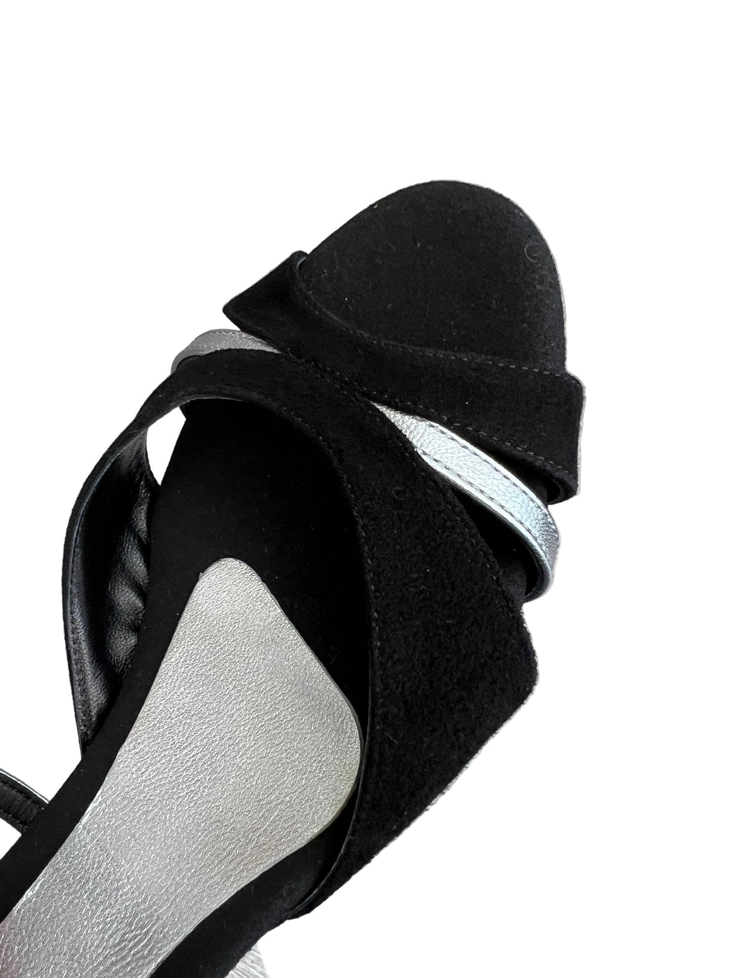 Strip Tease Dance Sandal Black/Silver