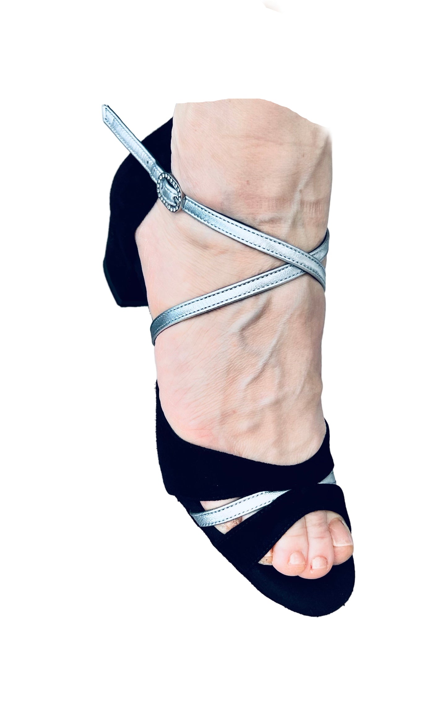 Strip Tease Dance Sandal Black/Silver