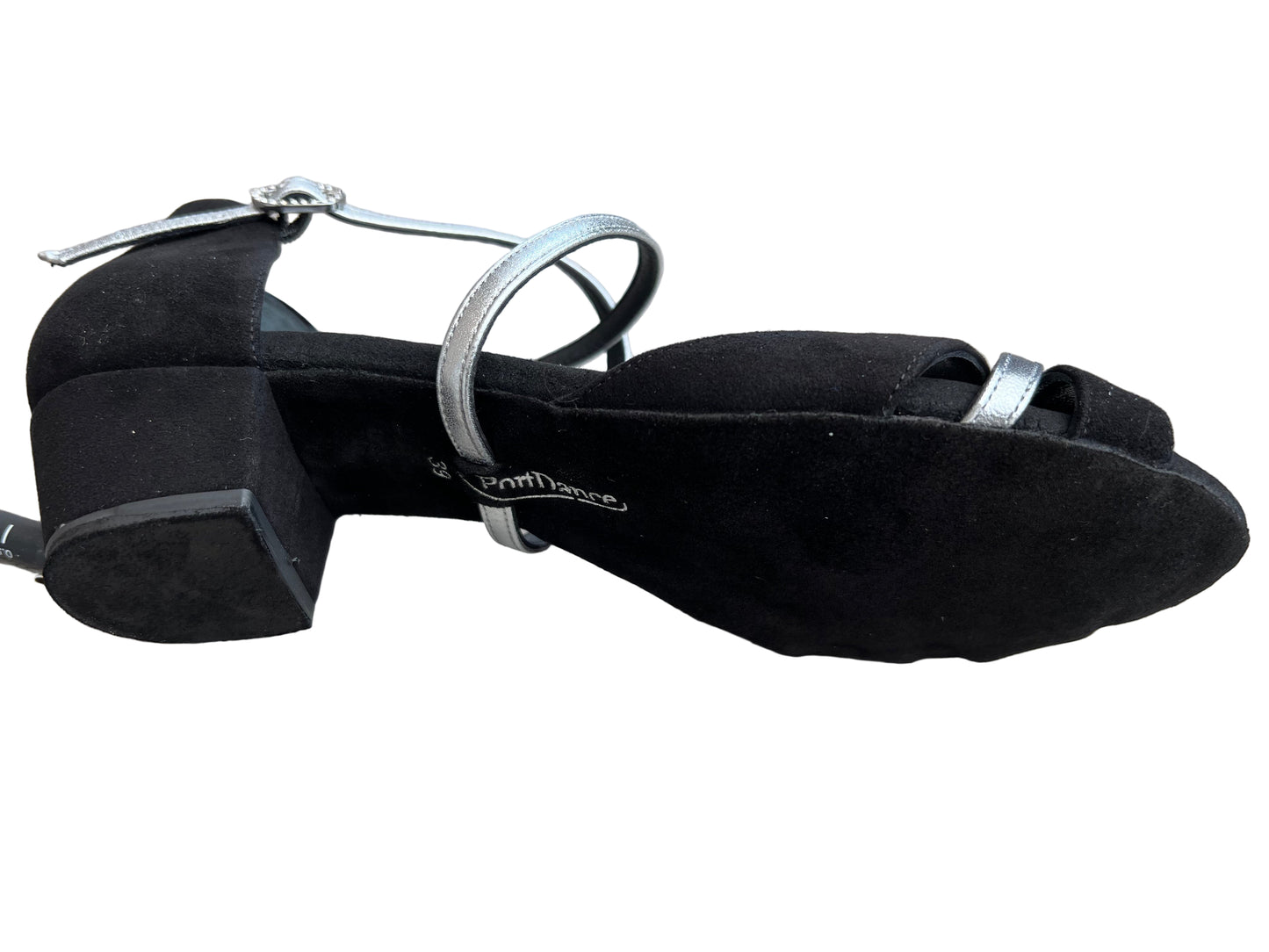 Strip Tease Dance Sandal Black/Silver