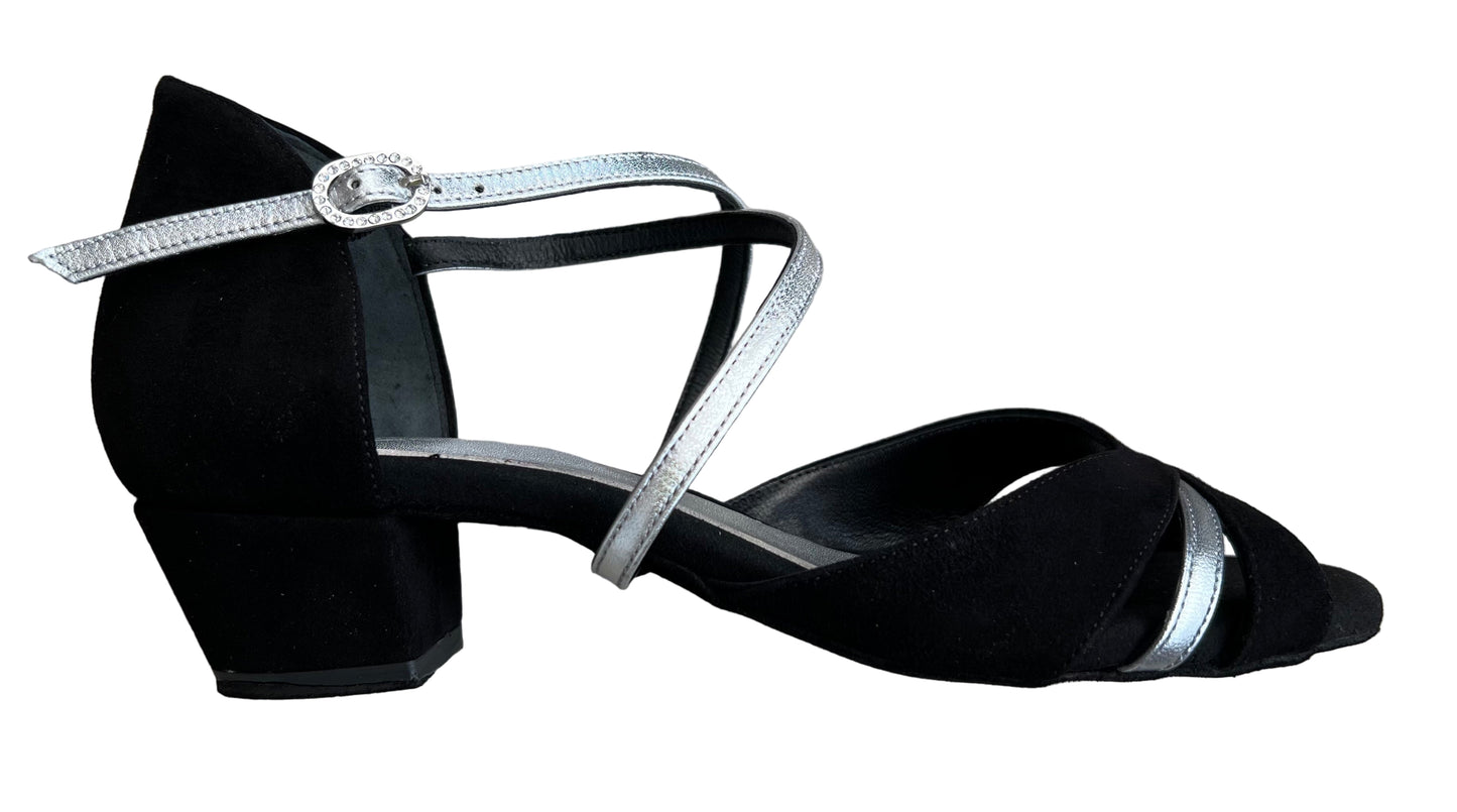 Strip Tease Dance Sandal Black/Silver