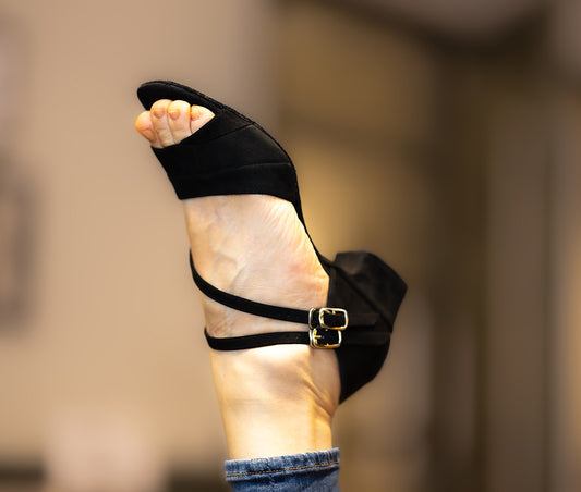 Torri Zzaoui Dance Sandal Black