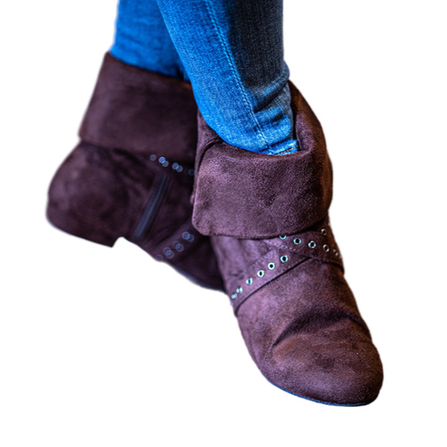 Tinker Bell Boot Chestnut Micro Suede