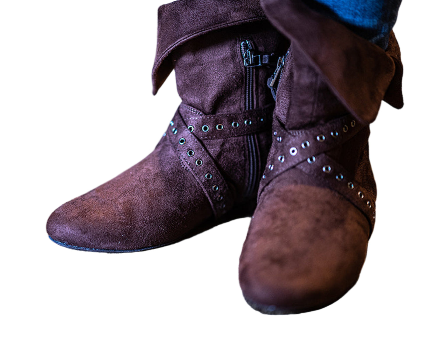 Tinker Bell Boot Chestnut Micro Suede