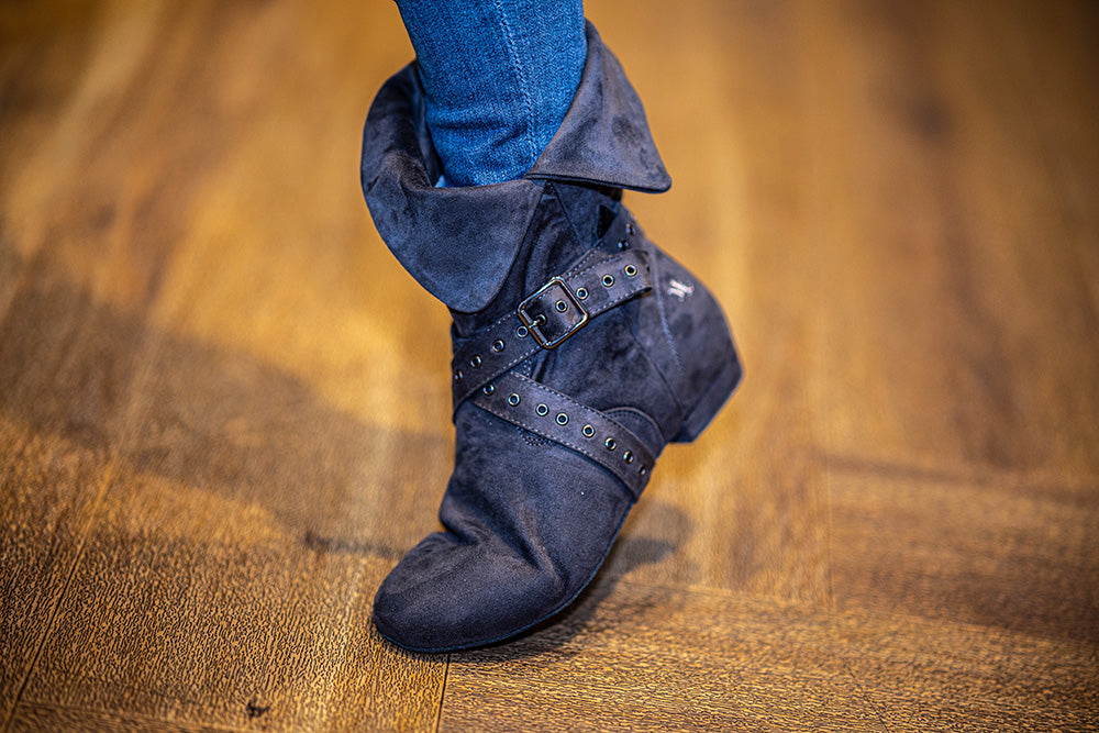 Tinker Bell Boot Grey Micro Suede