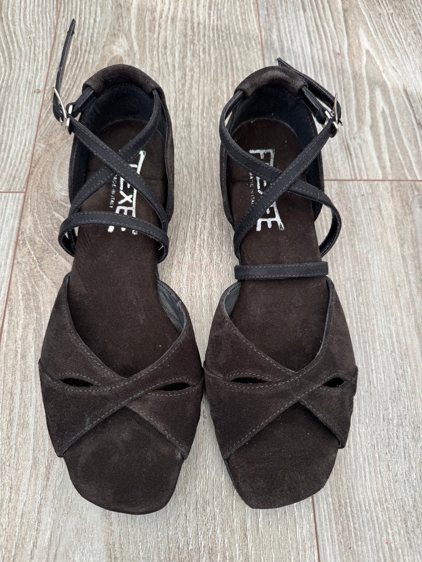 Sara Low Heel Dance Sandal Black