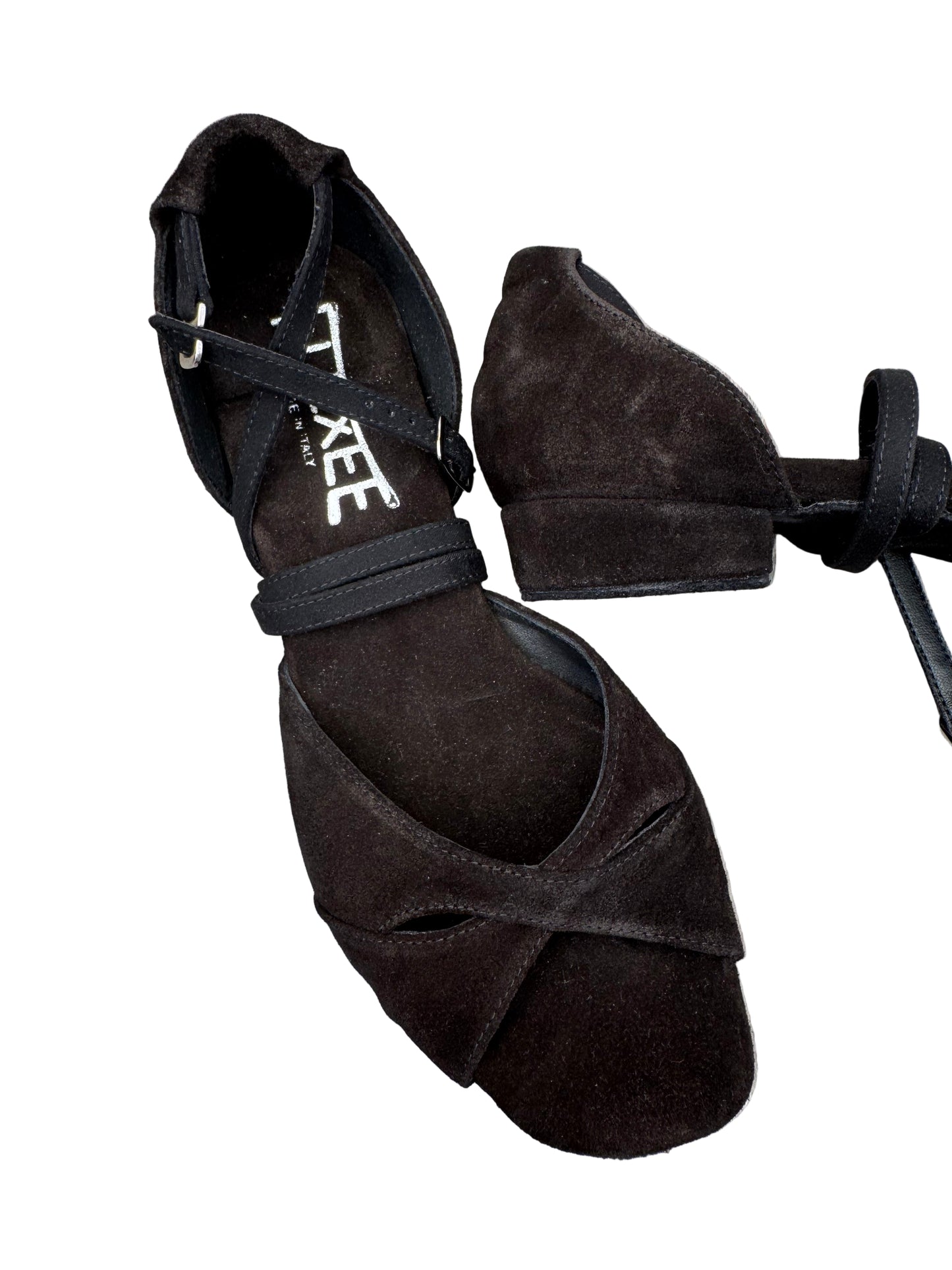 Sara Low Heel Dance Sandal Black