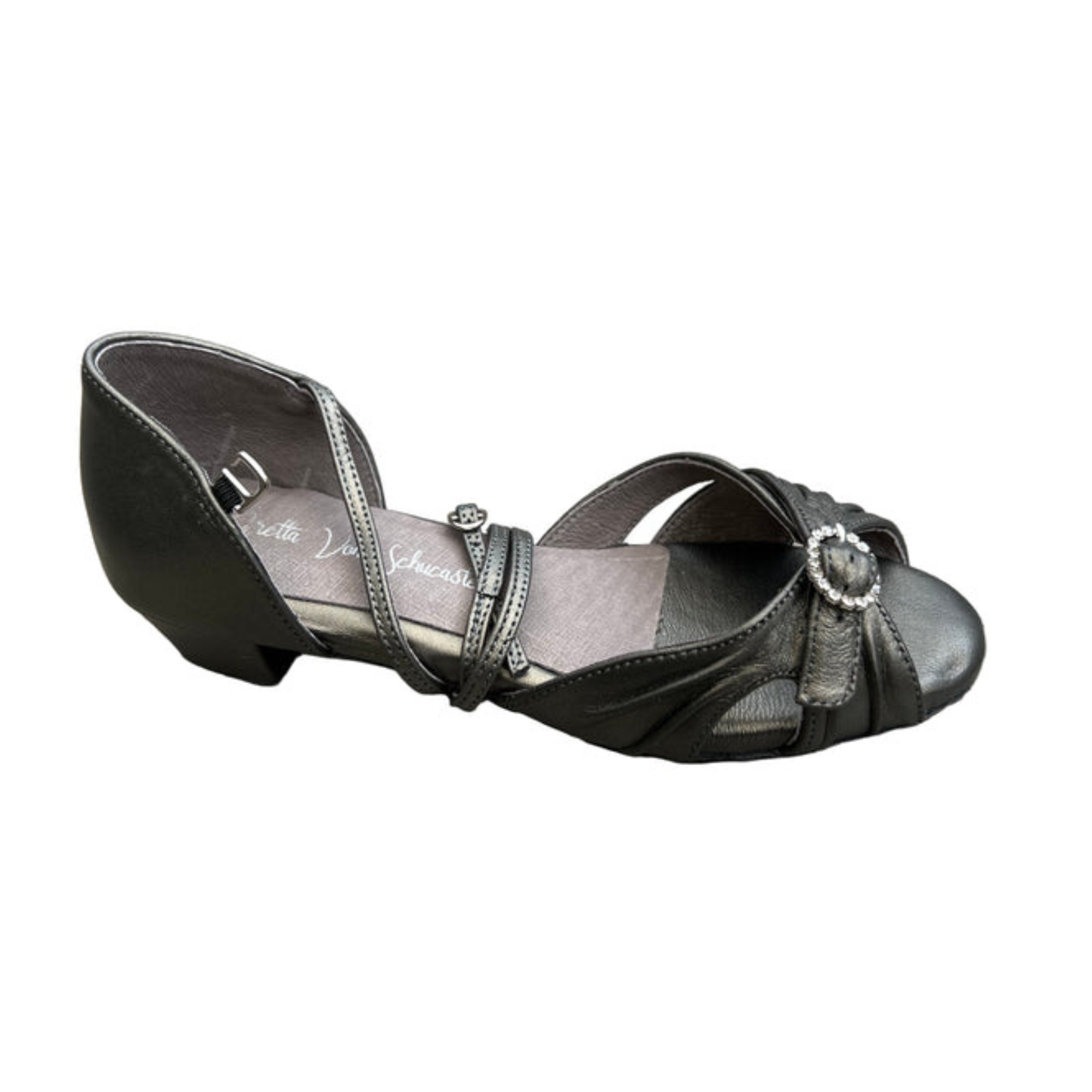 Coca Dance Sandal Gunmetal- The most adjustable sandal yet!