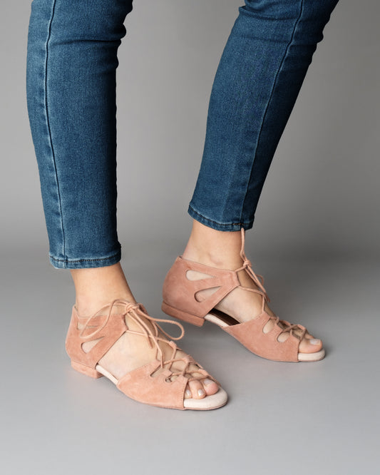 Patty Dance Sandal Nude Pink by Dance Crush