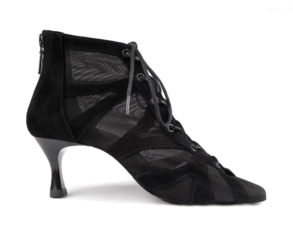 PortDance  -  PD819 Black Nubuck – Heel 50mm