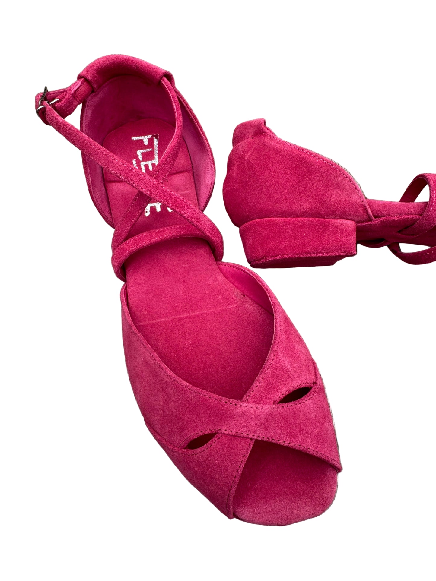 Sara Low Heel Dance Sandal Pink