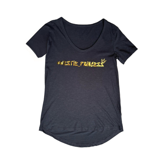 Black T-shirt #westieprincess