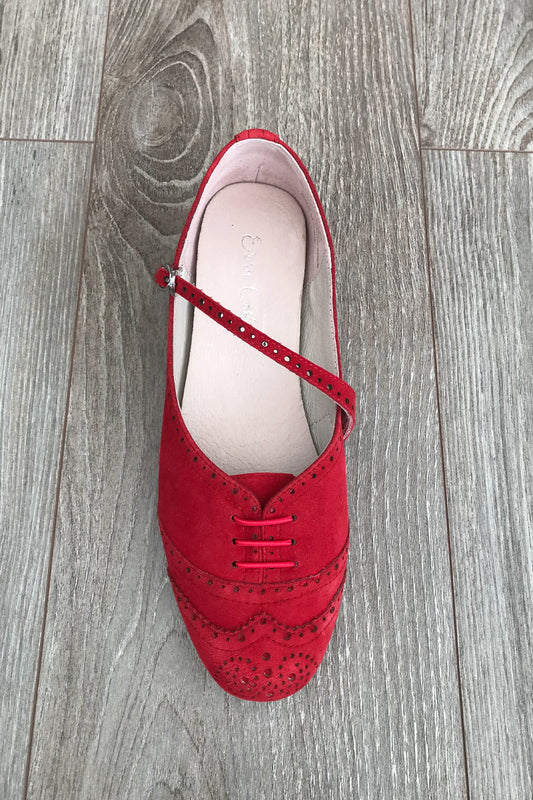 Swing Shoe Red Suede