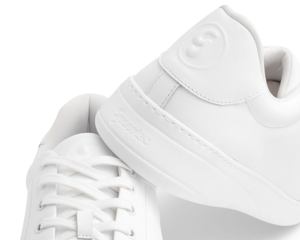 Portdance PD GR LISBON White Leather Dance Sneaker- Groovies