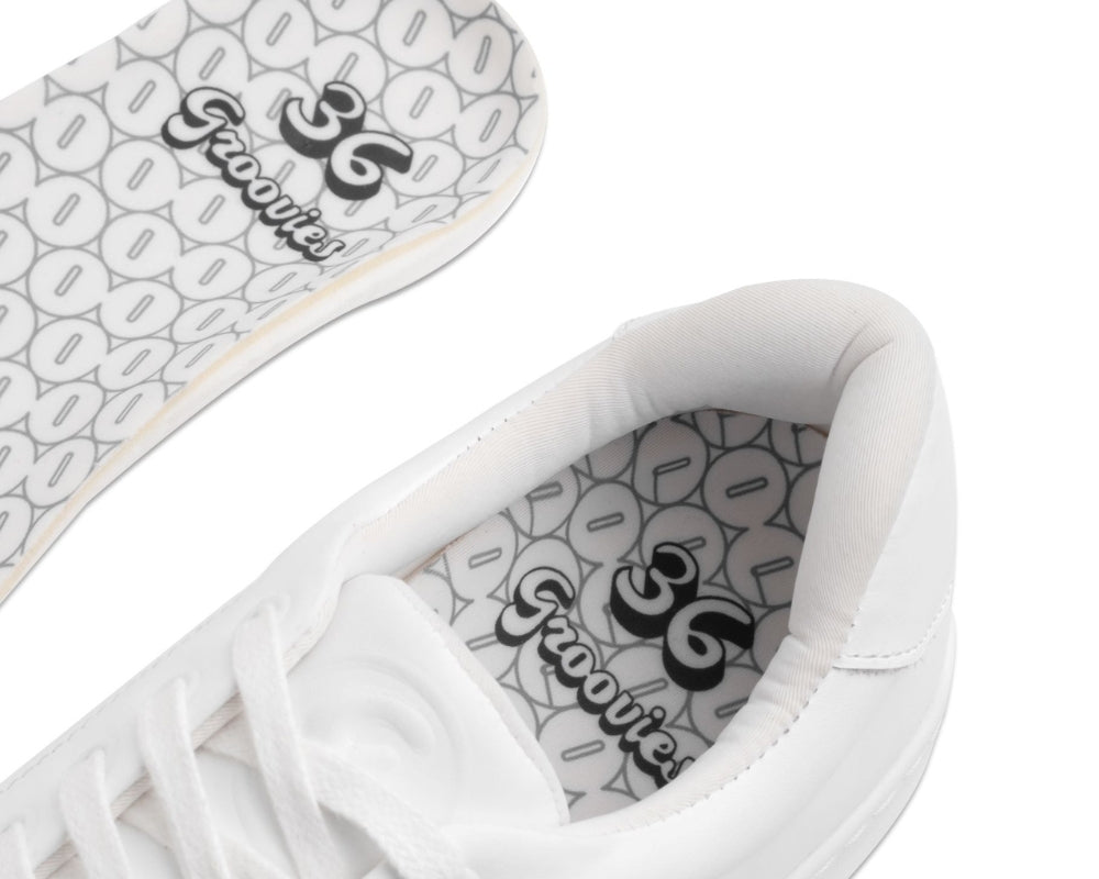 Portdance PD GR LISBON White Leather Dance Sneaker- Groovies