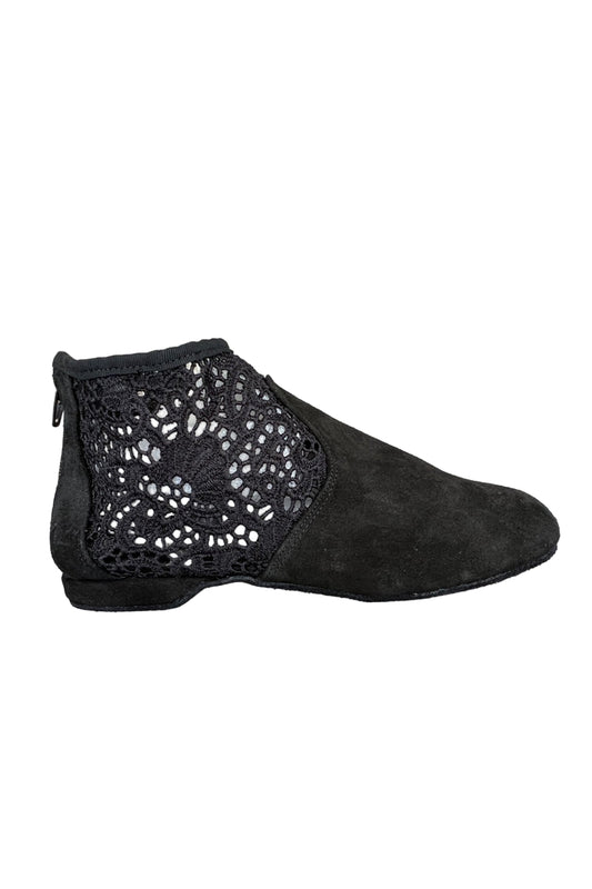Torri Zzaoui Dance Lace Bootie Black