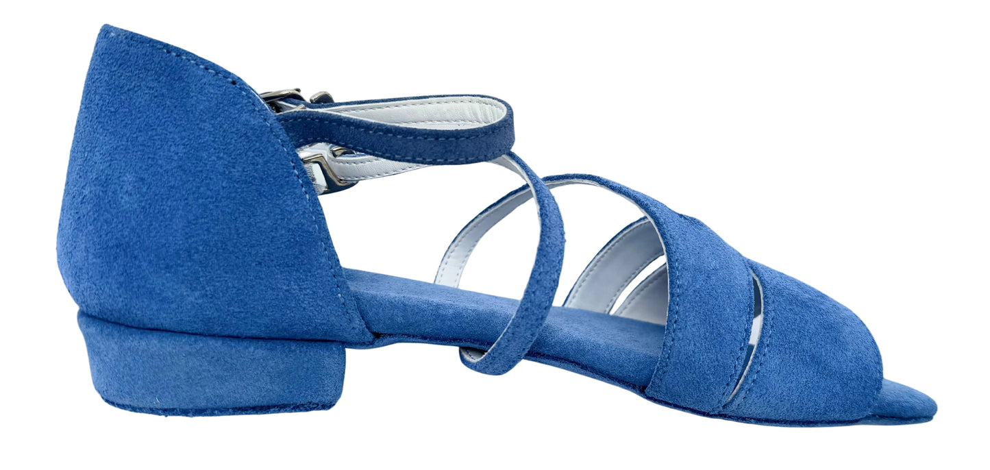 FINAL SALE Blue Low Heel Lynia