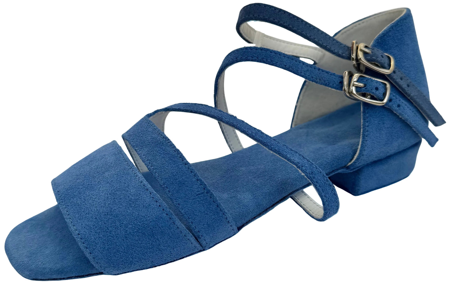 FINAL SALE Blue Low Heel Lynia