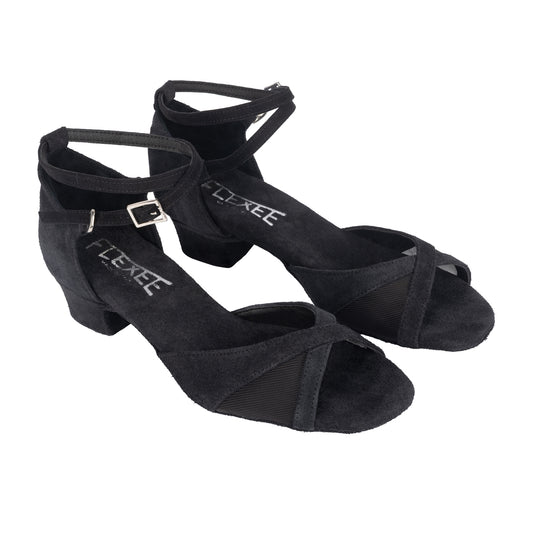Flexee Brand Cynthia Dance Sandal Black