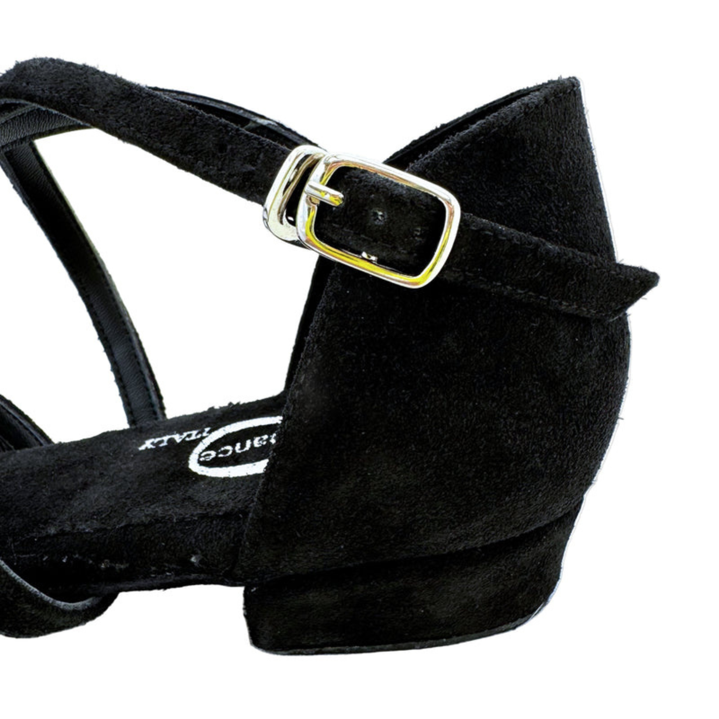 Defy Low Heel Dance Sandal Black