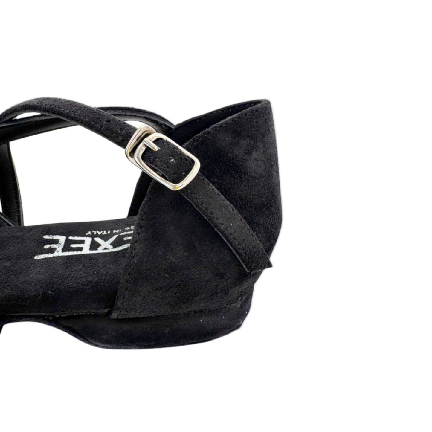 Defy Low Heel Dance Sandal Black