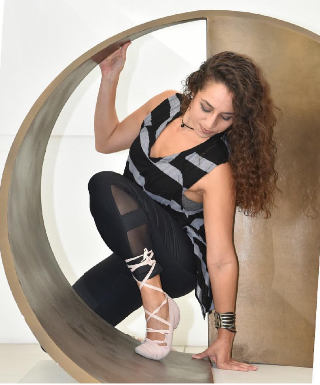 Juliette Ballet Flat Blush with flexible laces