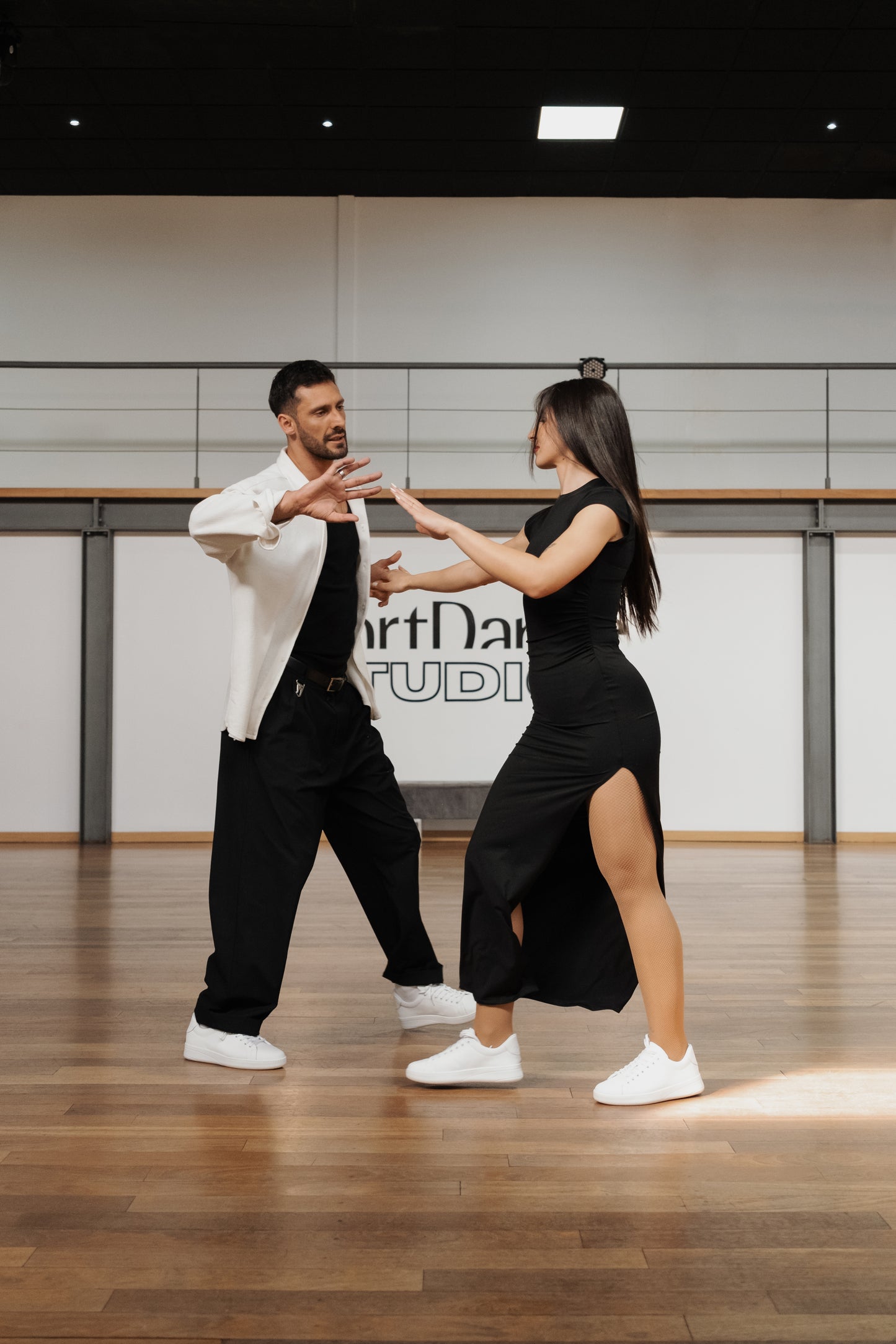 Portdance PD GR LISBON White Leather Dance Sneaker- Groovies