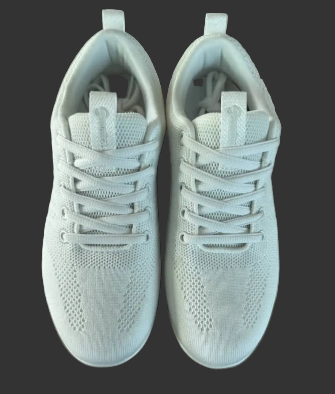 Unisex Vegan White Groovies Split Sole Dance Trainer