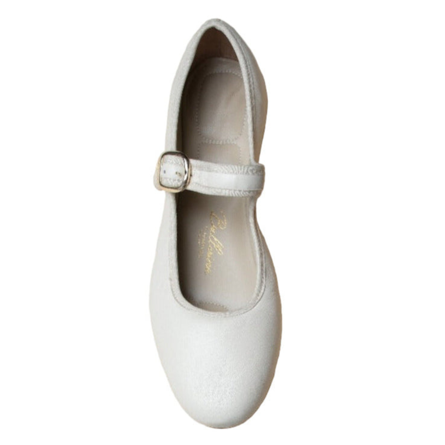 Almost White Soft Leather PortDance Indoor & Outdoor Ballerina Flat