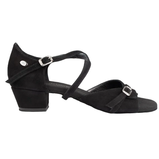 Portdance Adjustable Width Dance Sandal -Black