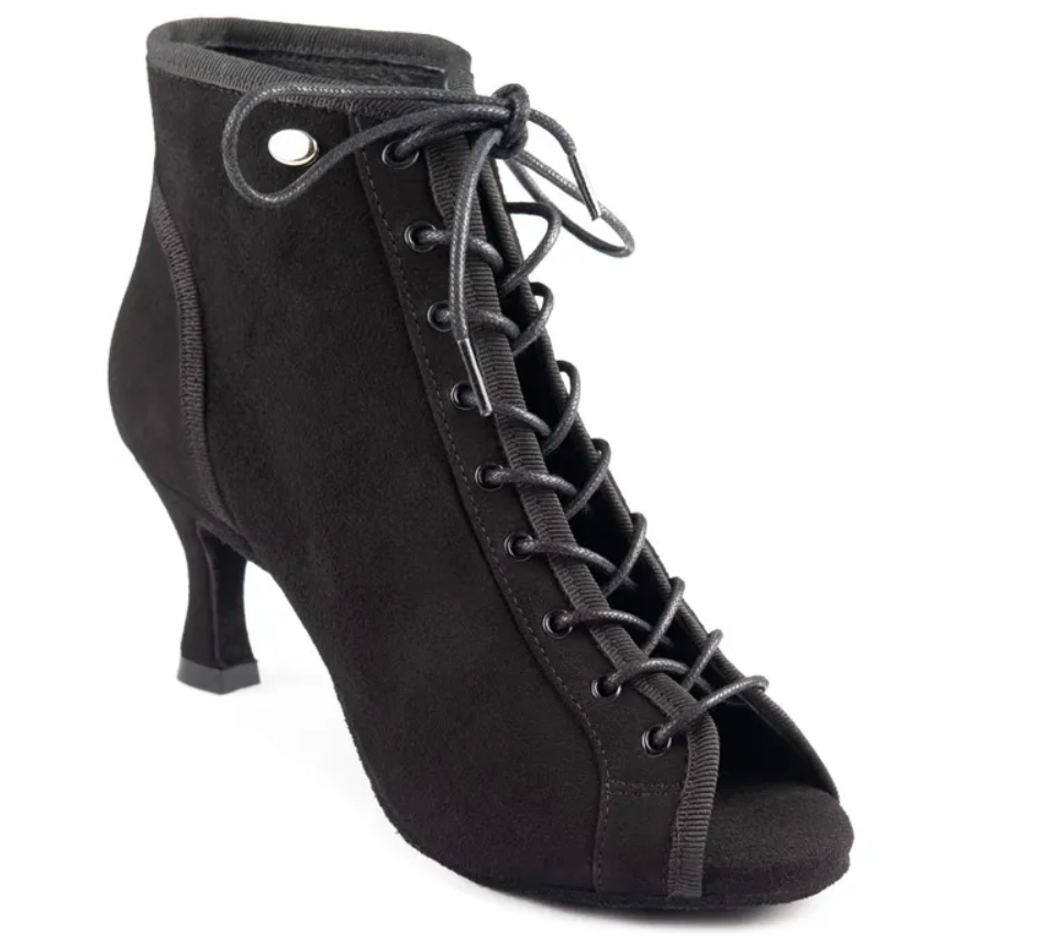 PortDance  -  PD 815 Black Nubuck – Heel 50