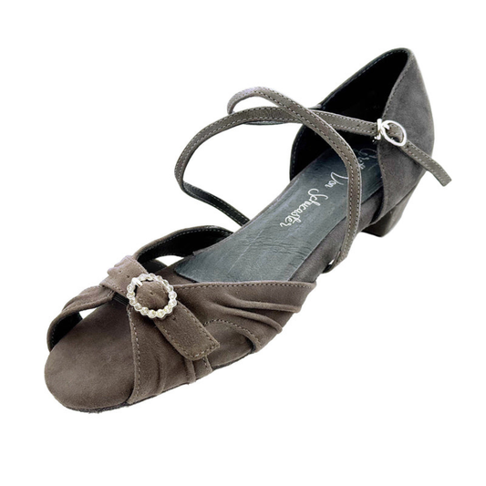 Coca Dance Sandal Grey Suede- The most adjustable sandal yet!