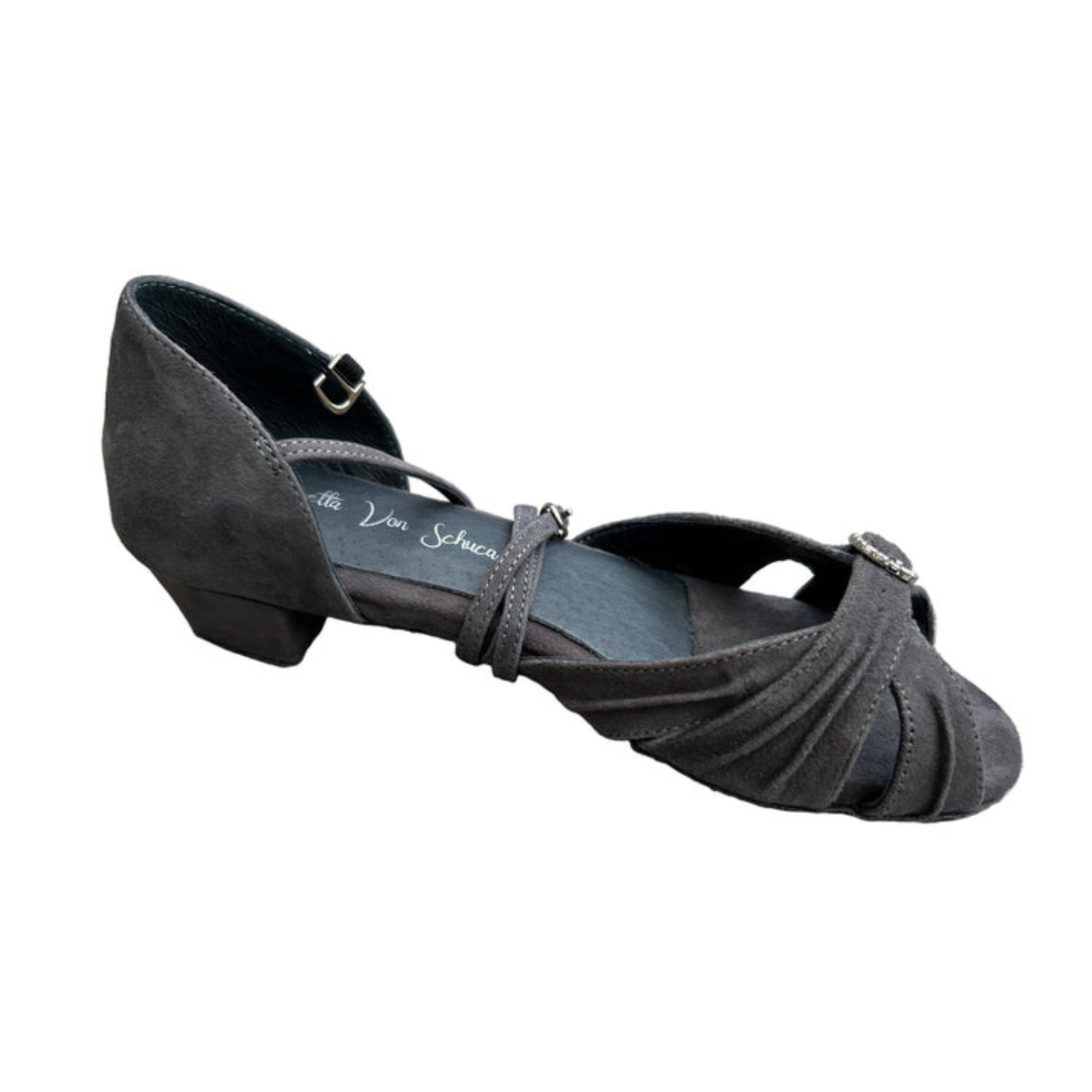 Coca Dance Sandal Grey Suede- The most adjustable sandal yet!