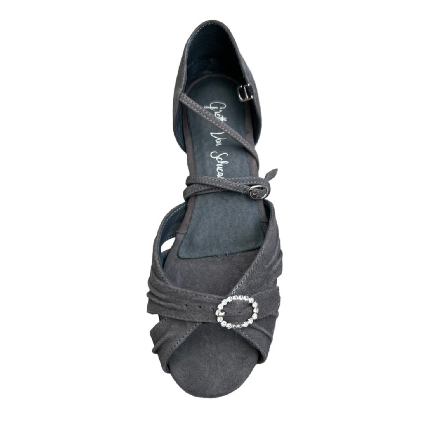 Coca Dance Sandal Grey Suede- The most adjustable sandal yet!
