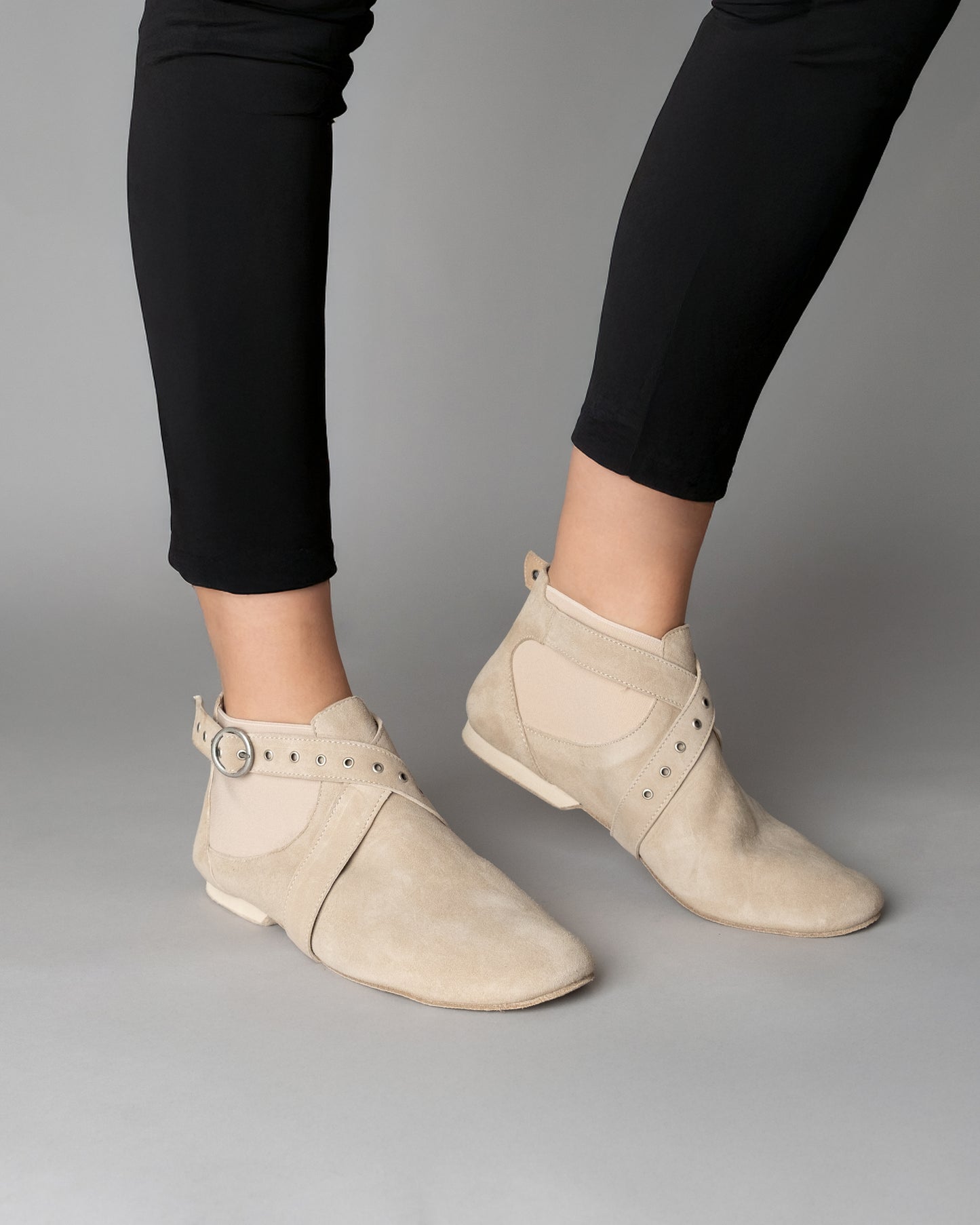 Bella Dance Bootie by Dance Crush Camel