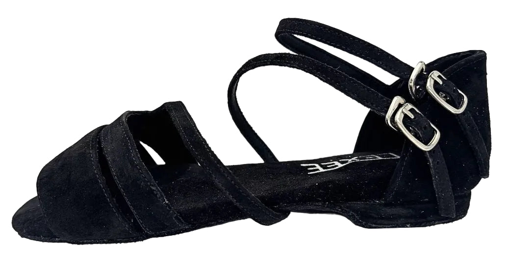 Lynia Black 1cm and 2cm heel