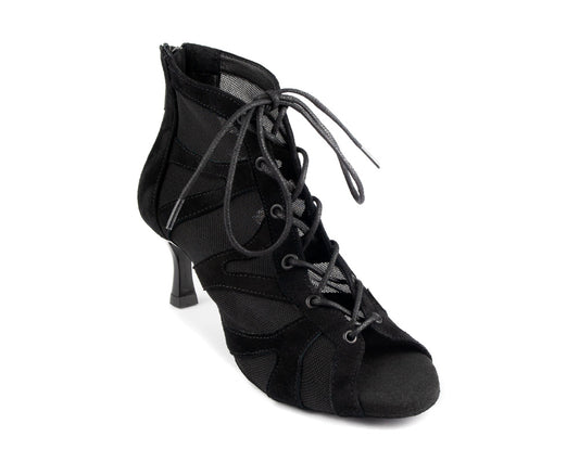 PortDance  -  PD819 Black Nubuck – Heel 50mm