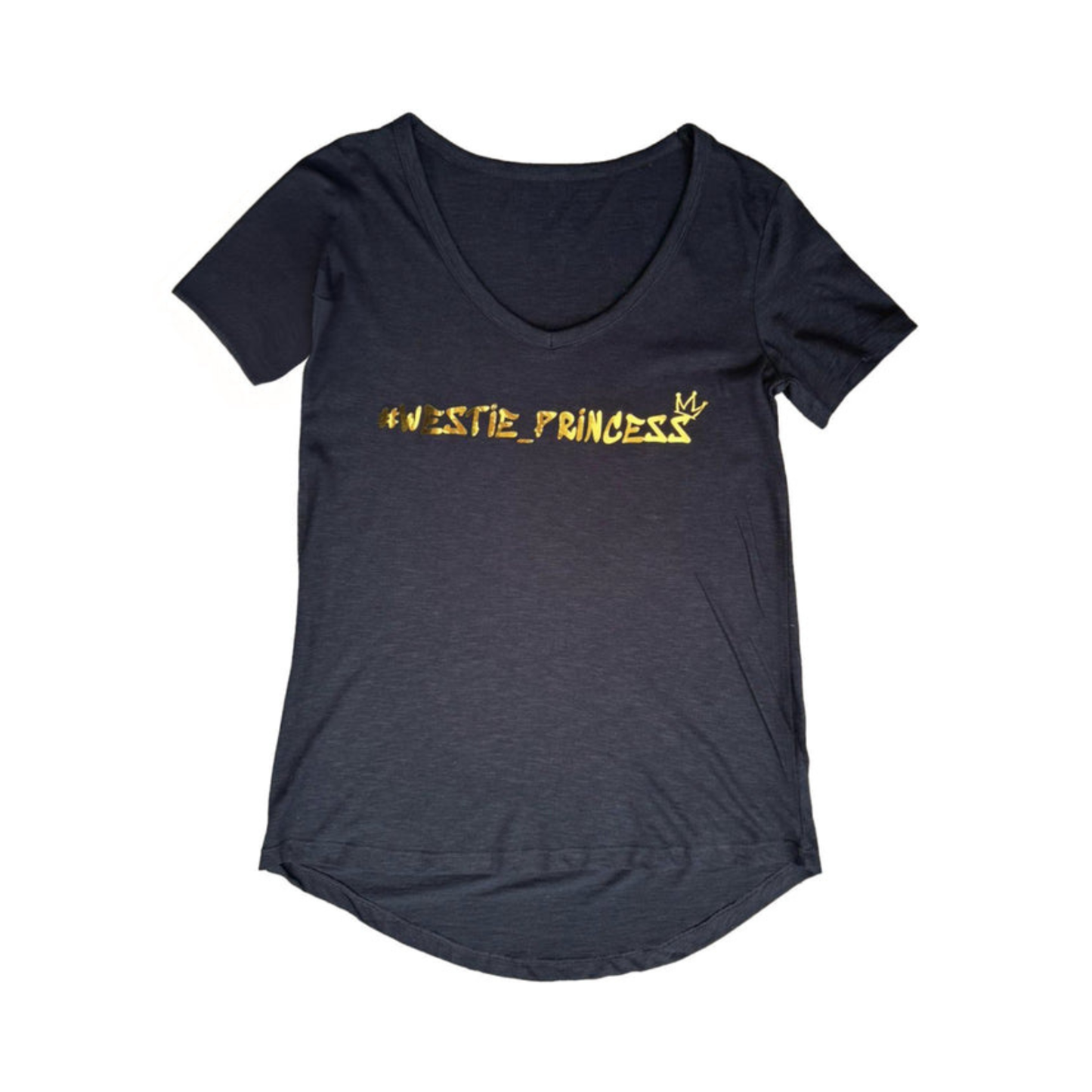 Black T-shirt #westieprincess